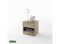Нощно шкафче Сити 3007 (сонома тъмна)